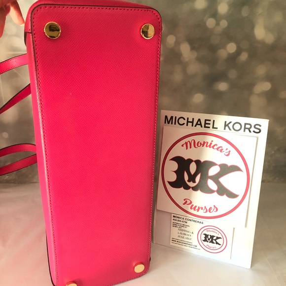 NWT MICHAEL KORS ULTRA PINK MADDIE - Picture 4 of 5